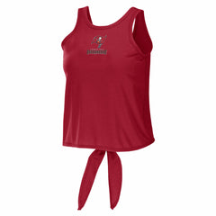 Tampa Bay Buccaneers WEAR by Erin Andrews Women's Open Back Twist Tie Tank Top - Red - NFL