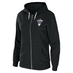 Tennessee Titans WEAR by Erin Andrews Women's Sponge Fleece Full-Zip Hoodie - Black - NFL