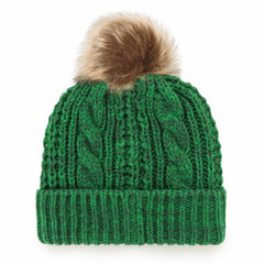 Green Bay Packers '47 Women's Meeko Cuffed Knit Hat with Pom - Green - 47 brand