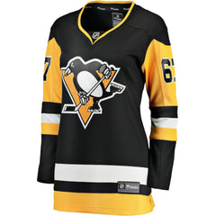 Rickard Rakell Pittsburgh Penguins Women's Fanatics Home Breakaway Player Jersey - Black | Fanatics Lifestyle