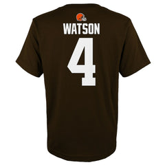 Deshaun Watson Cleveland Browns Youth Mainliner Player Name & Number T-Shirt - Brown - NFL