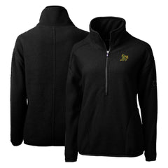 Athletics Cutter & Buck Women's Cascade Eco Sherpa Fleece Quarter-Zip Pullover Jacket Sale