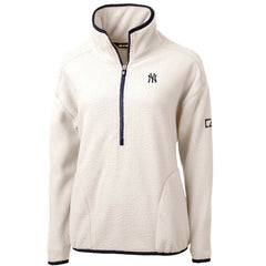 New York Yankees Cutter & Buck Women's Cascade Eco Sherpa Fleece Quarter-Zip Pullover Jacket Near Me