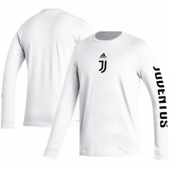 Adidas - Juventus Team Crest Long Sleeve T-Shirt - White