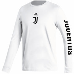 Adidas - Juventus Team Crest Long Sleeve T-Shirt - White