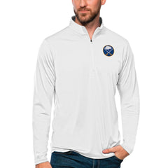 Buffalo Sabres Antigua Tribute Quarter-Zip Pullover Top - White | NHL discount