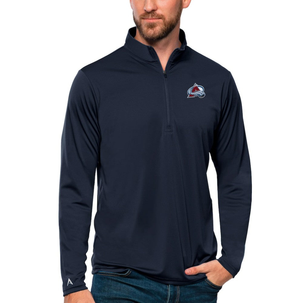 Colorado Avalanche Antigua Tribute Quarter-Zip Pullover Top - Navy | NHL online
