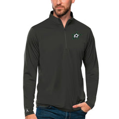 Dallas Stars Antigua Tribute Quarter-Zip Pullover Top - Charcoal | NHL online