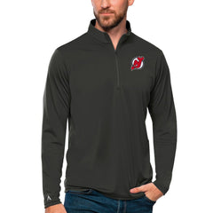 New Jersey Devils Antigua Tribute Quarter-Zip Pullover Top - Charcoal | NHL near me