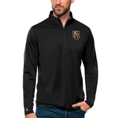 Vegas Golden Knights Antigua Tribute Quarter-Zip Pullover Top - Black | NHL sale