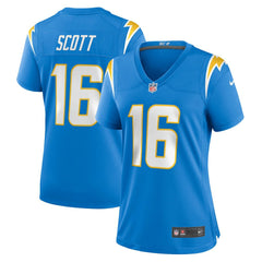 JK Scott Los Angeles Chargers Women's Game Jersey - Powder Blue - Nike