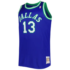 Mitchell & Ness Steve Nash Dallas Mavericks Big & Tall Hardwood Classics 1998/99 Swingman Jersey Blue