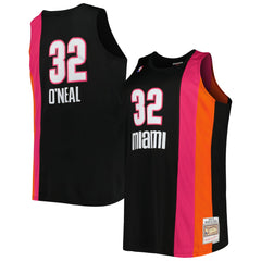 Mitchell & Ness Shaquille O'Neal Miami Heat Big & Tall Hardwood Classics 2005/06 Swingman Jersey Black