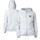 New York Yankees Columbia Women's Flash Forward Full-Zip Windbreaker Jacket Discount
