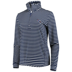 Tennessee Titans Vineyard Vines Women's Sankaty Shep Half-Zip Pullover Top - Navy - NFL