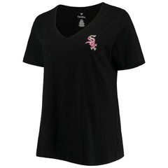 Chicago White Sox Women's Plus Size #1 Mom 2-Hit V-Neck T-Shirt Outlet