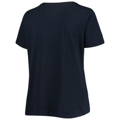 Washington Nationals Women's Plus Size Banner V-Neck T-Shirt Outlet