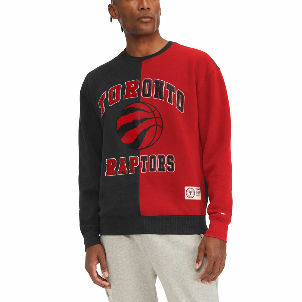Toronto Raptors Tommy Jeans Keith Split Pullover Sweatshirt Red/Black