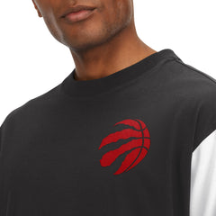 Toronto Raptors Tommy Jeans Richie Color Block Long Sleeve T-Shirt Black