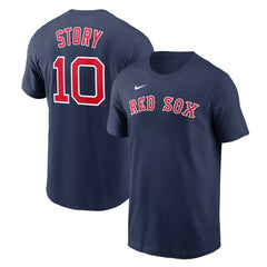 Trevor Story Boston Red Sox Nike Name & Number T-Shirt Discount