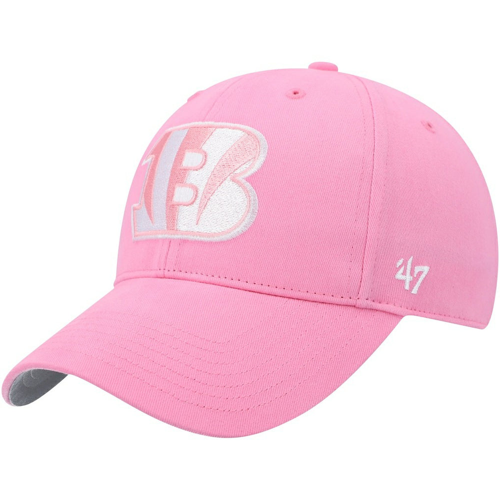 Cincinnati Bengals '47 Girls Youth Rose MVP Adjustable Hat - Pink - 47 brand