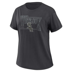 Chicago White Sox WEAR by Erin Andrews Women's Oversized Boyfriend T-Shirt for sale