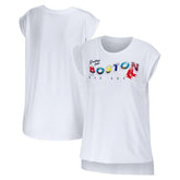 Boston Red Sox WEAR by Erin Andrews Women's Greetings From T-Shirt Near Me