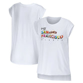 San Francisco Giants WEAR by Erin Andrews Women's Greetings From T-Shirt for sale