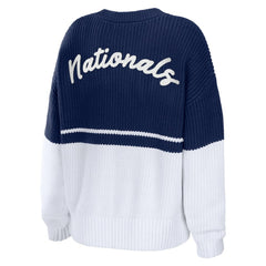 Washington Nationals WEAR by Erin Andrews Women's Chunky Pullover Sweatshirt Discount