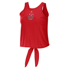 Boston Red Sox WEAR by Erin Andrews Women's Open Back Twist Tie Tank Top Discount