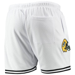 Green Bay Packers Pro Standard Mesh Shorts - White/Black - NFL