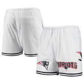 New England Patriots Pro Standard Mesh Shorts - White - NFL