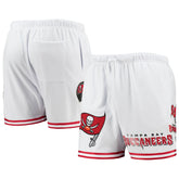 Tampa Bay Buccaneers Pro Standard Mesh Shorts - White/Red - NFL