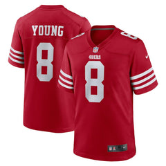 Steve Young San Francisco 49ers Retired Player Game Jersey - Scarlet - Nike