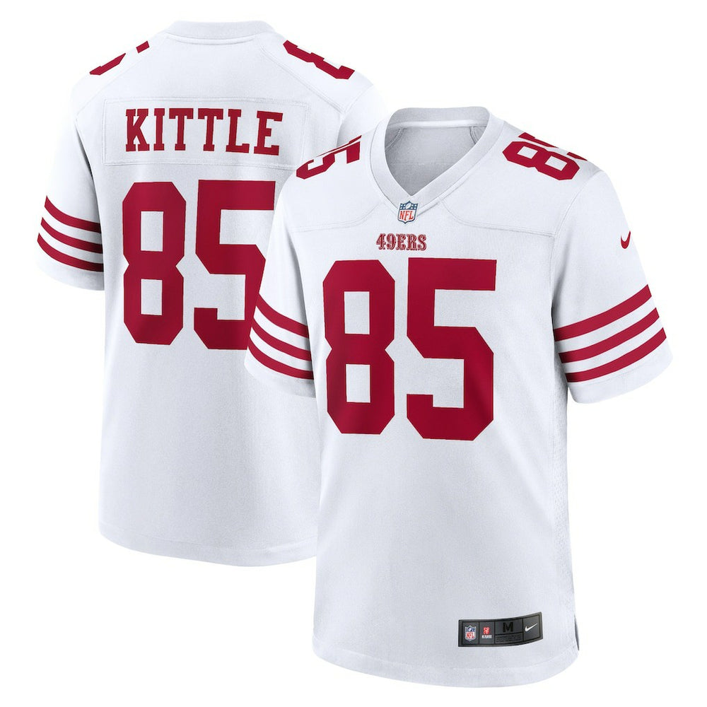George Kittle San Francisco 49ers Player Game Jersey - White - Nike