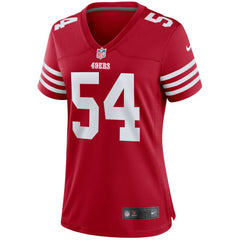 Fred Warner San Francisco 49ers Women's Player Jersey - Scarlet - Nike