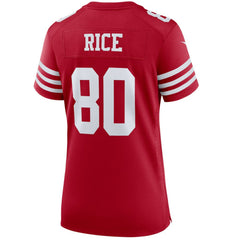 Jerry Rice San Francisco 49ers Women's Retired Player Game Jersey - Scarlet - Nike