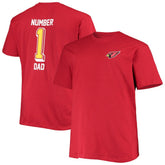 Arizona Cardinals Big & Tall #1 Dad 2-Hit T-Shirt - Cardinal - Fanatics