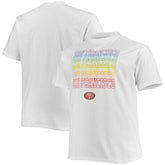 San Francisco 49ers Big & Tall City Pride T-Shirt - White - Fanatics