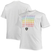 Las Vegas Raiders Big & Tall City Pride T-Shirt - White - Fanatics