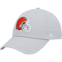 Cleveland Browns '47 Team Clean Up Adjustable Hat - Gray - 47 brand