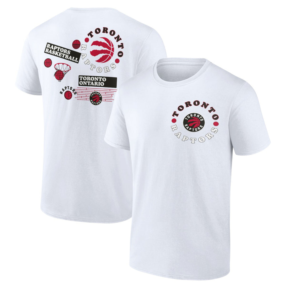Fanatics Toronto Raptors Street Collective T-Shirt White