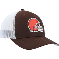 Cleveland Browns '47 Trophy Trucker Flex Hat - Brown/White - 47 brand