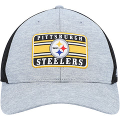 Pittsburgh Steelers '47 Motivator Flex Hat - Heathered Gray/Black - 47 brand