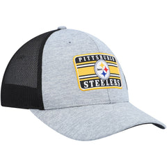 Pittsburgh Steelers '47 Motivator Flex Hat - Heathered Gray/Black - 47 brand