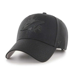 Miami Dolphins '47 Tonal MVP Adjustable Hat - Black - 47 brand
