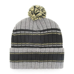 New Orleans Saints '47 Rexford Cuffed Knit Hat with Pom - Graphite/Black - 47 brand