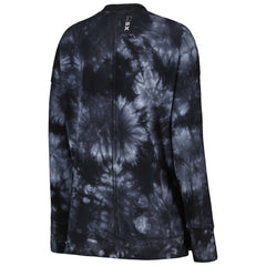 Las Vegas Raiders MSX by Michael Strahan Women's Bailey Tie-Dye Pullover Sweatshirt - Black - NFL