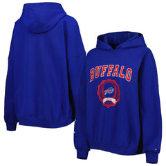 Buffalo Bills Tommy Hilfiger Women's Becca Drop Shoulder Pullover Hoodie - Royal - NFL