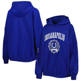 Indianapolis Colts Tommy Hilfiger Women's Becca Drop Shoulder Pullover Hoodie - Royal - NFL